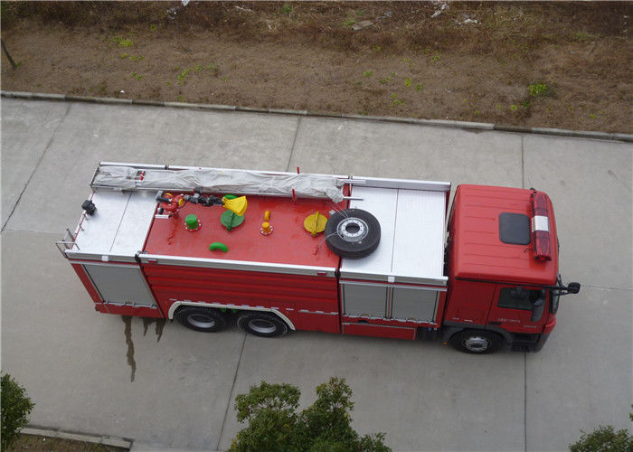 6x4 Drive Commercial Fire Trucks 12.5 Tons Water And Foam Tanker Fire Truck