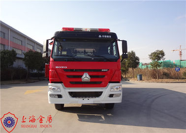 Four Door Structure Fire Fighting Truck 6x4 Drive ISO9001/CCC Foam Fire Truck