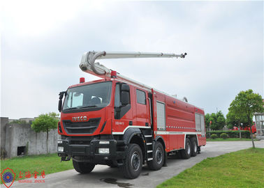 Heavy Duty 8 x 4 Driving Aerial Water Tower รถดับเพลิงพร้อมความสูงทำงาน 25 เมตร