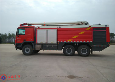 29 Ton 6x6 Drive ARFF เครื่องบินดับเพลิงเครื่องบินพร้อมบูมกู้ภัยแบบพับได้