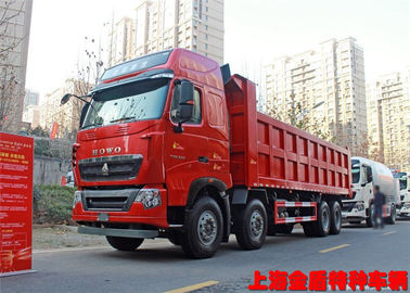 540 แรงม้า รถดัมพ์ 8x4 15.37 ตัน Sinotruk Howo T7H ZZ3317V466HE1 ยานพาหนะพิเศษ
