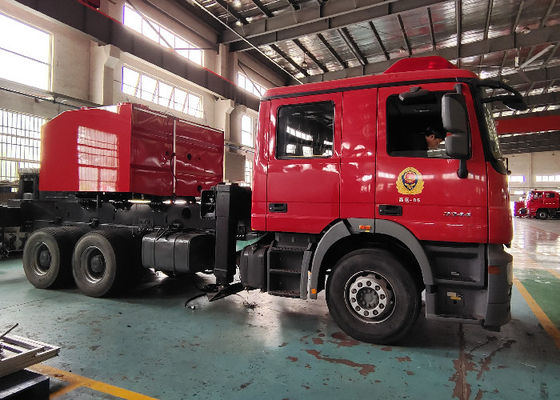 Mercedes-Ben Chassis 30.7 Meter Height Pneumatic Locking Aerial Ladder รถดับเพลิง